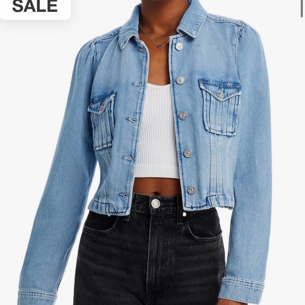 Paige Pacey cropped denim jacket
